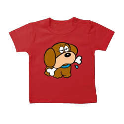 TS  Baby T-shirt in meerdere kleuren  Hondje