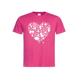 TS T-shirt pink IH  Heart  Kids