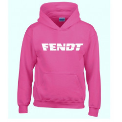 Fendt Sweater Hooded Pink Volw