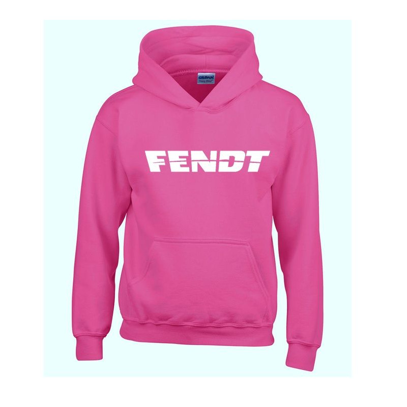 Fendt sweater hooded pink volwassen